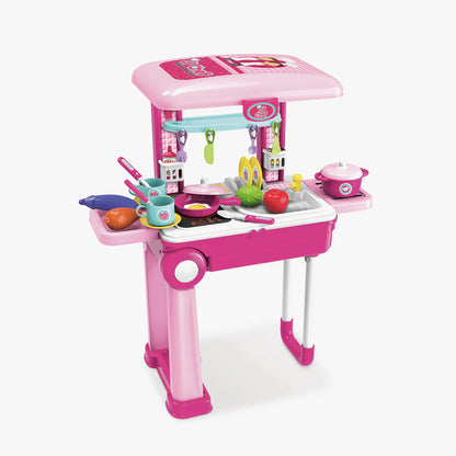 Lil’ Chef Suitcase Playset – 37 Piece Kids Cooking & Kitchen Role-Play Kit
