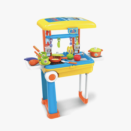 Lil’ Chef Suitcase Playset – 37 Piece Kids Cooking & Kitchen Role-Play Kit