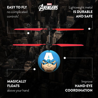 Marvel Avengers Captain America IR UFO Ball Helicopter