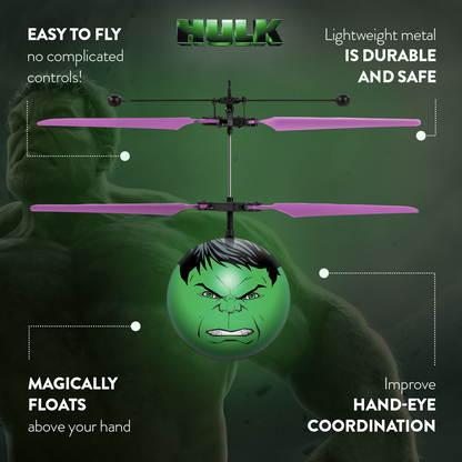 Marvel Avengers Hulk IR UFO Ball Helicopter