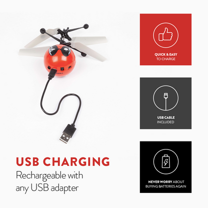 Marvel X-Men Deadpool IR UFO Ball Helicopter