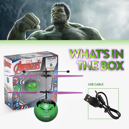 Marvel Avengers Hulk IR UFO Ball Helicopter