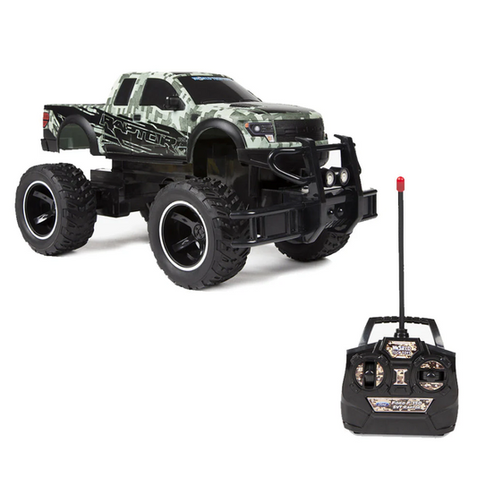 Ford F-150 SVT Raptor RC Truck Camo Edition - 1:24 Scale Replica
