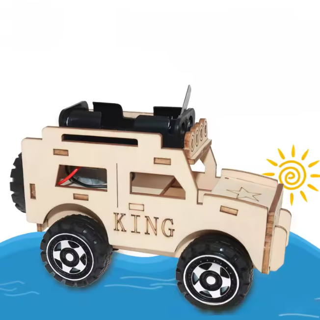 Wooden STEM 3D Vehicle Building Kit
