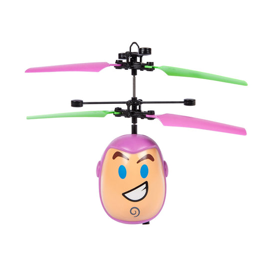 Pixar Toy Story Emoji Buzz Lightyear IR UFO Ball Helicopter