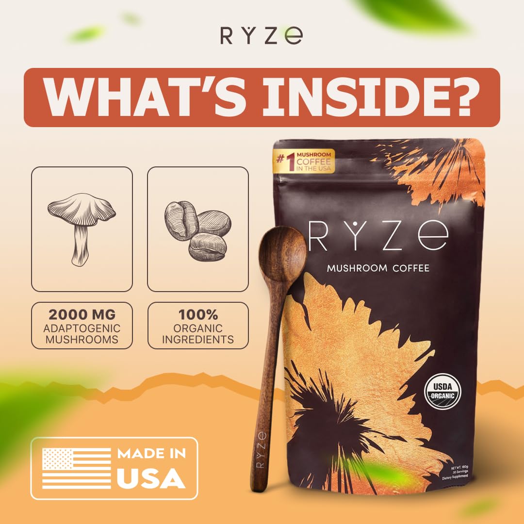 Ryze Superfoods Mushroom Coffee