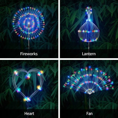 LED Firework String Lights – Retro Fairy Ball Lights for Christmas & Outdoor Garden Décor