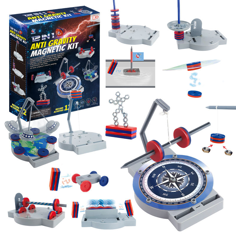 12-in-1 Anti-Gravity Magnetic Science Experiment Kit