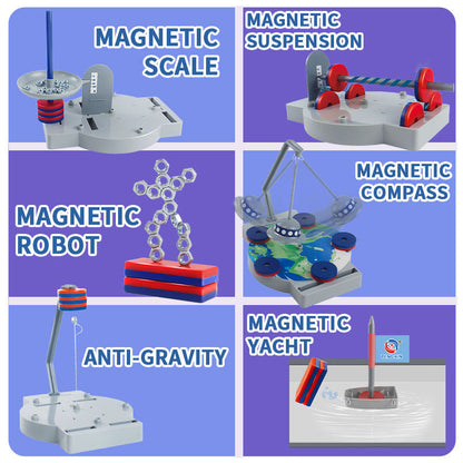 12-in-1 Anti-Gravity Magnetic Science Experiment Kit