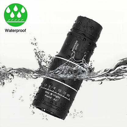 16×52 Portable Monocular Telescope for Travel, Wildlife & Outdoor Viewing