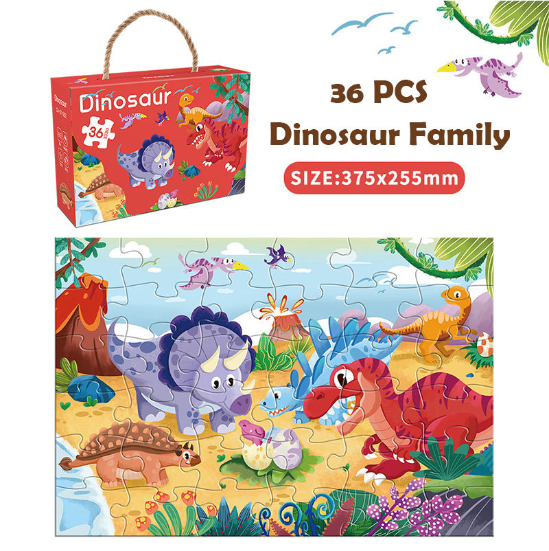 36-Piece Cartoon Jigsaw Puzzle Set