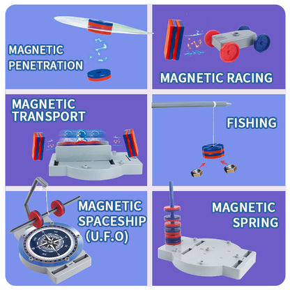 12-in-1 Anti-Gravity Magnetic Science Experiment Kit