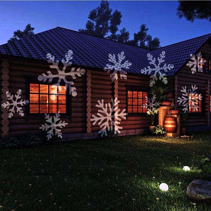 Outdoor Holiday Projector LED Light – 12 Interchangeable Slides for Christmas, Halloween, Easter, New Year & Seasonal Party Decorations, Waterproof Projection Lamp