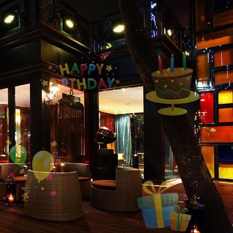 Outdoor Holiday Projector LED Light – 12 Interchangeable Slides for Christmas, Halloween, Easter, New Year & Seasonal Party Decorations, Waterproof Projection Lamp