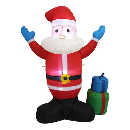 Outdoor Inflatable Giant Santa Claus Decoration – Festive Air-Blown Christmas Display