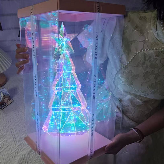 USB Christmas Tree Night Light – 15inch Illuminated Holiday Decoration