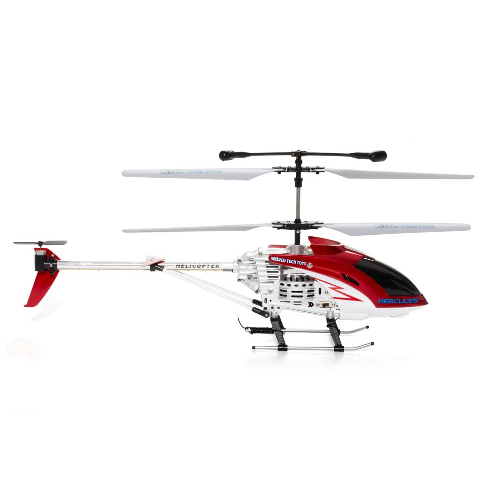 Hercules 3.5CH Gyro Helicopter – Unbreakable Remote Control Helicopter with LED Lights and USB Recharge
