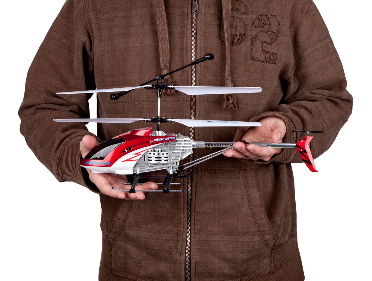 Hercules 3.5CH Gyro Helicopter – Unbreakable Remote Control Helicopter with LED Lights and USB Recharge