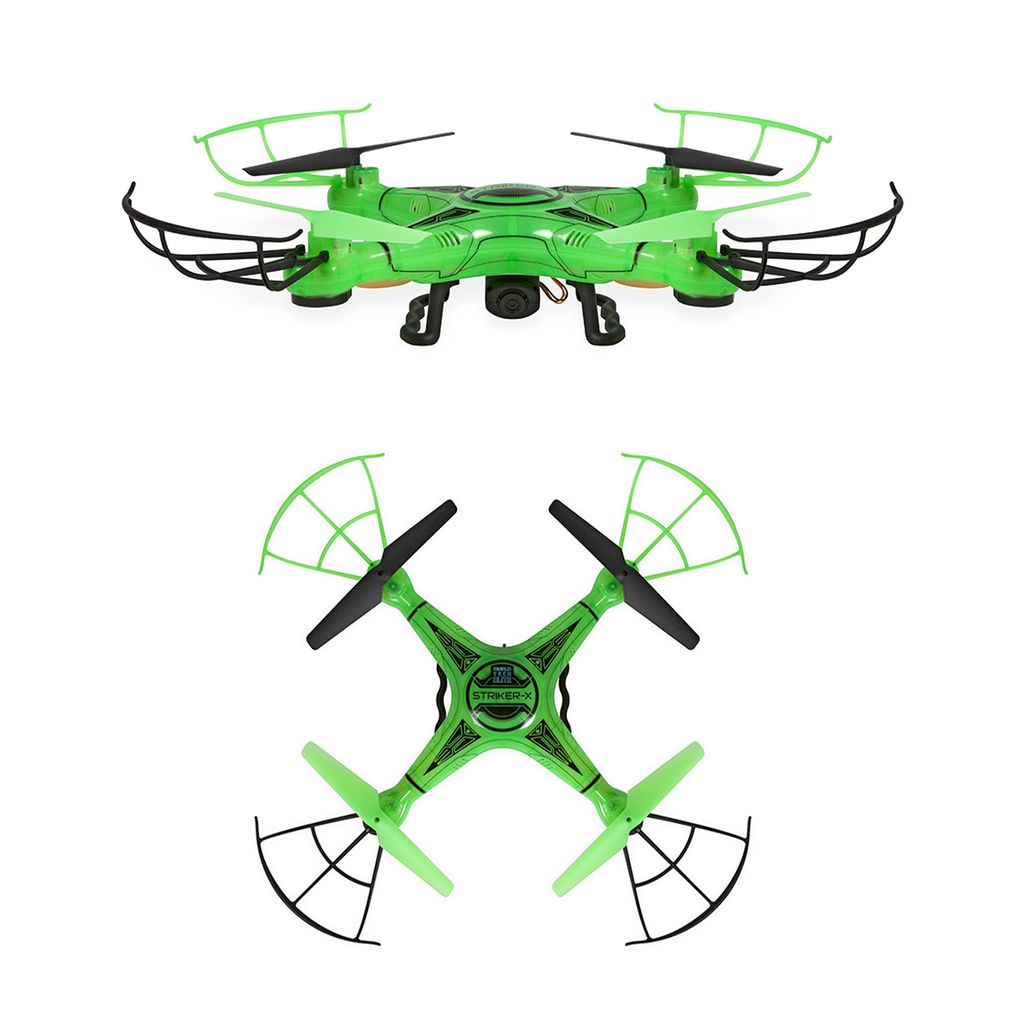 Striker-X Glow-in-the-Dark HD Camera Drone – 2.4GHz RC Quadcopter with HD Video & Night Flight Lights