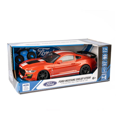 Ford Mustang Shelby GT500 Electric RC Car - 1:14 Scale Replica