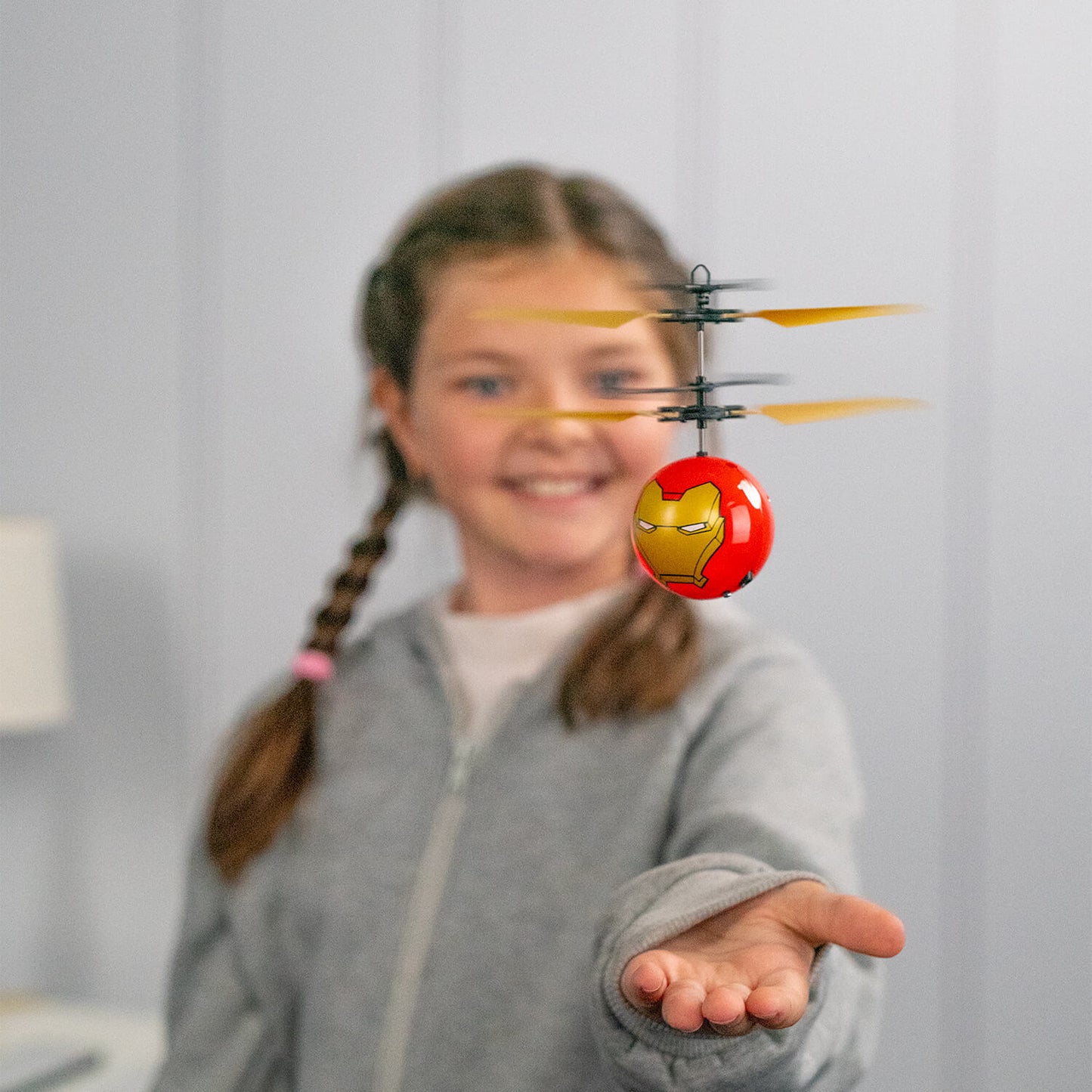 Marvel Avengers Iron Man IR UFO Ball Helicopter