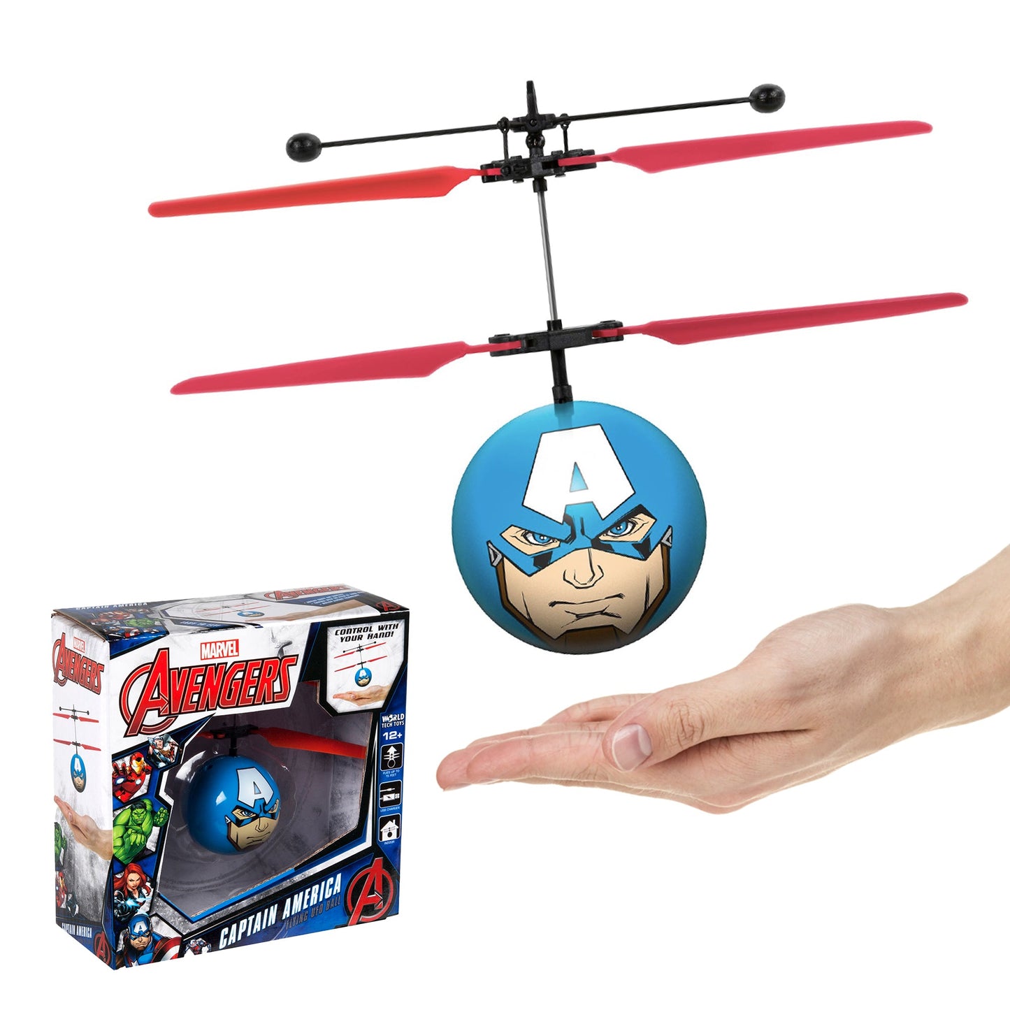 Marvel Avengers Captain America IR UFO Ball Helicopter