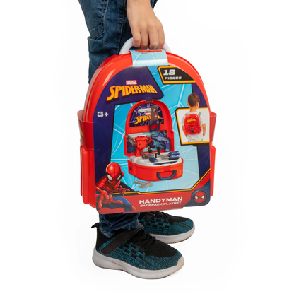Spider-Man Handyman Backpack – 18 Piece Tool Kit