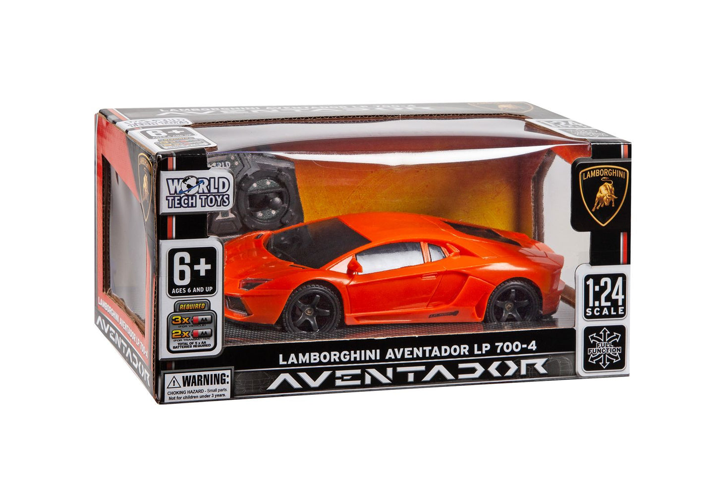 Lamborghini Aventador Electric RC Supercar - 1:24 Scale Replica