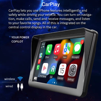 7-Inch Portable Touchscreen Car Multimedia Player with Wireless Connectivity