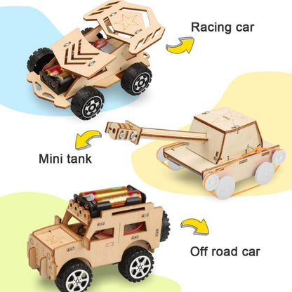 Wooden STEM 3D Vehicle Building Kit